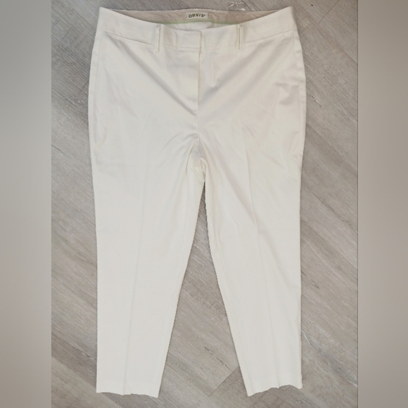 ORVIS Everyday Chino Ankle Pants Size 14 - Picture 1 of 4